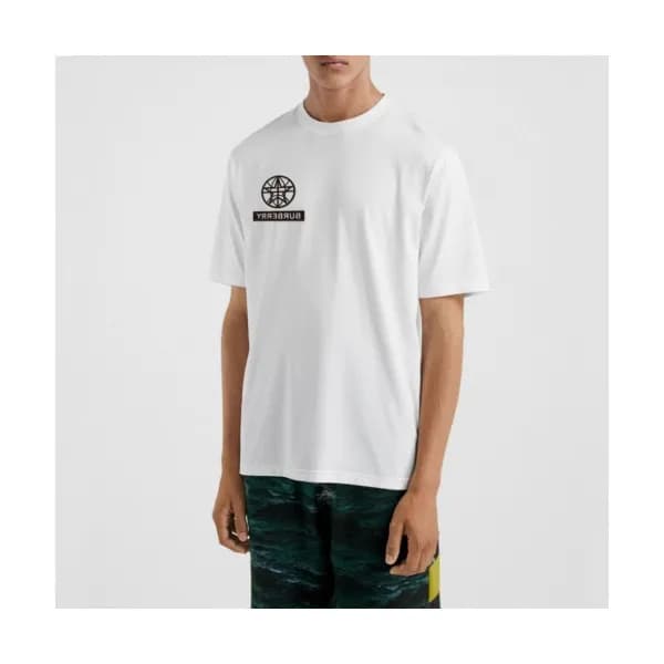 [버버리]Burberry 2020 Mens Logo Cotton Short Sleeved … - 1