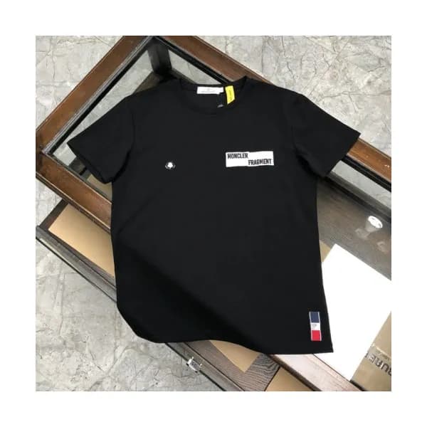 [매장판]Moncler 2020 Mens Logo Silket Crew-neck Short… - 1