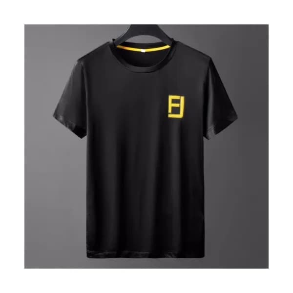[펜디]Fendi 2020 Mens Logo Casual Silket Short Sleev… - 1