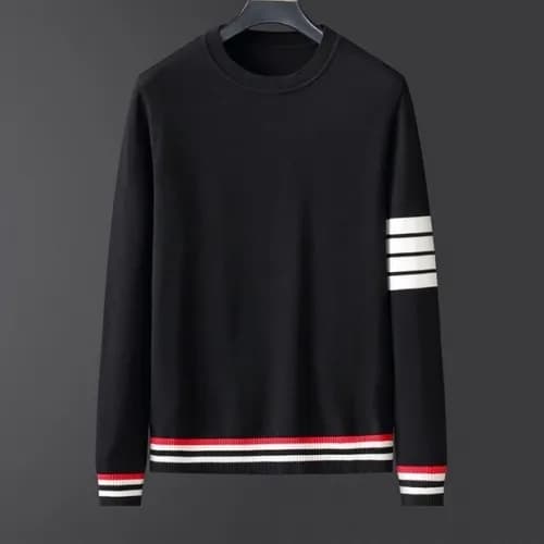[톰브라운]Thom Browne 2020 Mens Strap Crew-neck Wool S… - 1