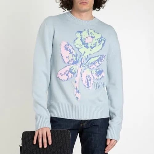 [디올]Dior 2020 Mm/Wm Retro Logo Crew-neck Sweaters … - 1