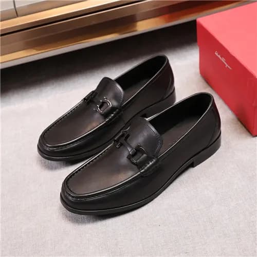 Salvatore Ferragamo 2020 Men's Leather Loafer … - 1