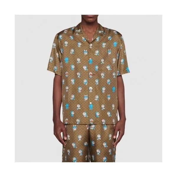 Gucci Mm/Wm Logo Short Sleeved Tshirts Brown - 구찌… - 1