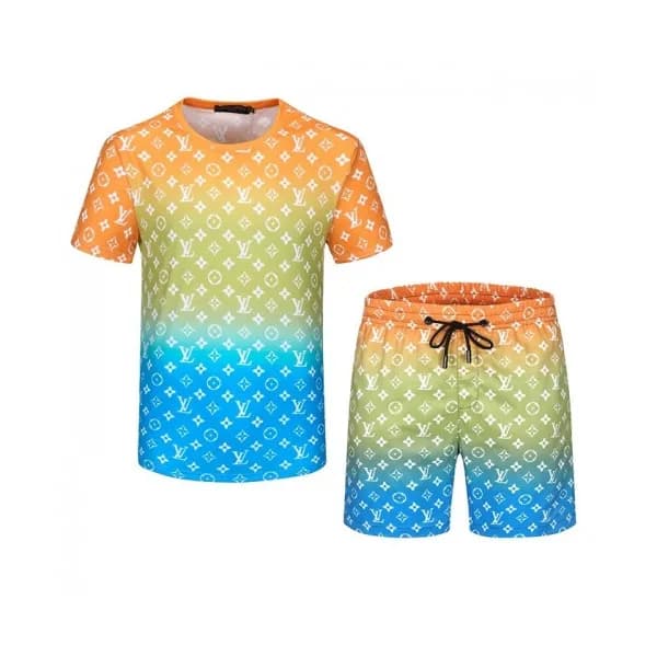 Louis vuitton 2021 Mens Casual Logo Training Short… - 1