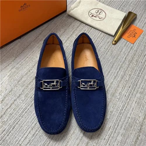 Hermes 2021 Men's Leather Loafer,HERS0475 - 에르… - 1