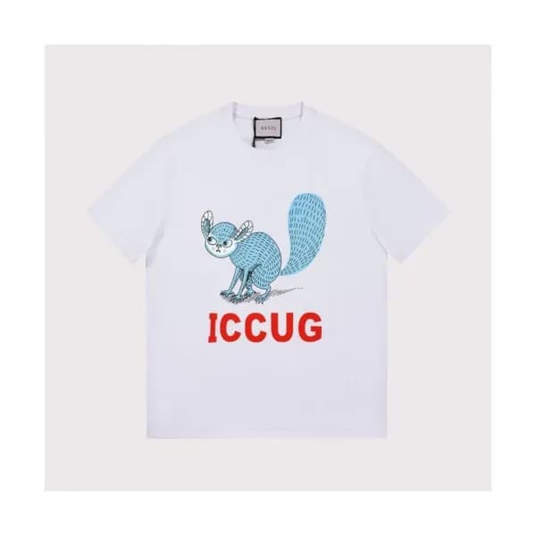 Gucci Mm/Wm Logo Short Sleeved Tshirts White - 구찌… - 1