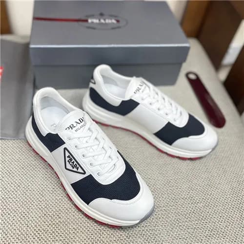 Prada 2021 Men's Leather Sneakers,PRAS0804 - 프… - 1