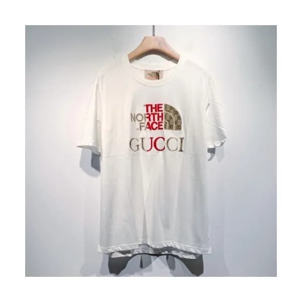 Gucci Mm/Wm Logo Short Sleeved Tshirts White - 구찌… - 1