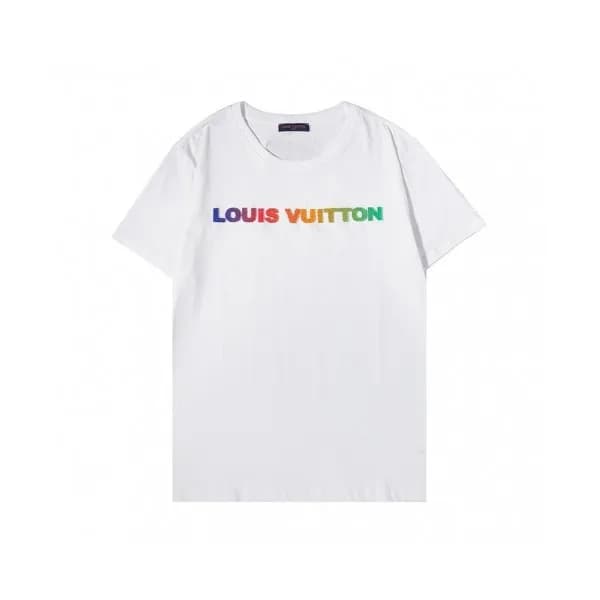 Louis vuitton Mm/Wm Logo Short Sleeved Tshirts Wh… - 1