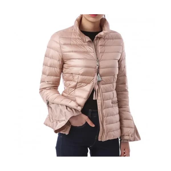 Moncler Womens Logo Casual Down Jackets Pink - 몽클… - 1