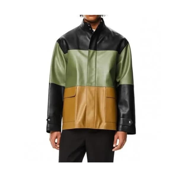 Loewe Mens Logo Casual Jackets Black - 로에베 2021 남… - 1