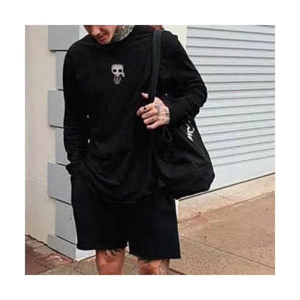 Fendi Mens Logo Crew-neck Cotton Tshirts Black - … - 1