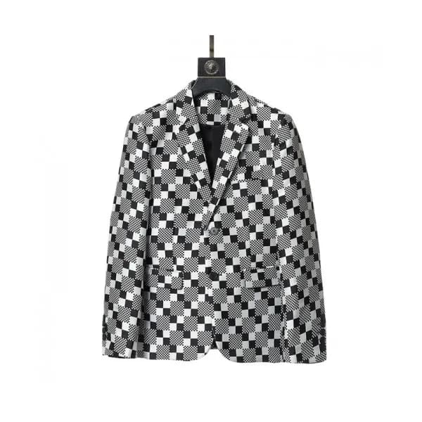 Louis vuitton Mens Logo Suit Jackets Black - 루이비통… - 1
