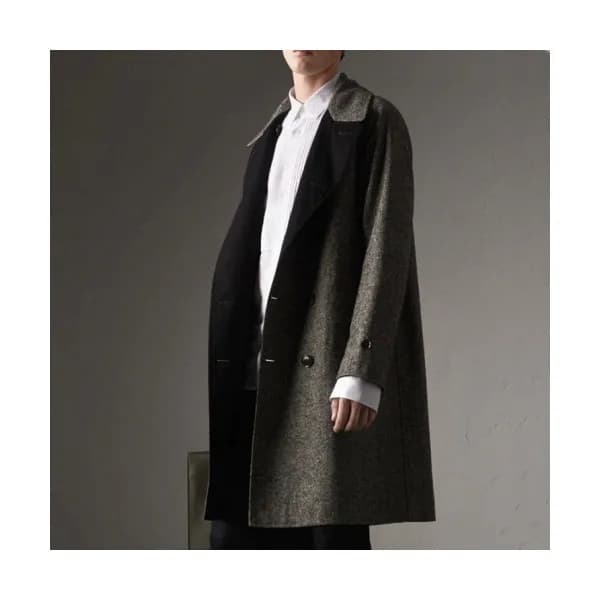 Burberry Mens Vintage Cashmere Coats Gray - 버버리 2… - 1