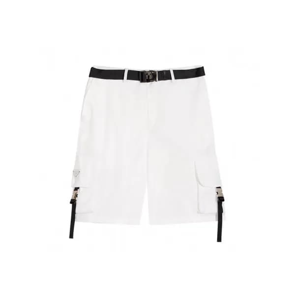 프라다 남성 모던 화이트 반바지 - Mens White Half-pants - pra027… - 1
