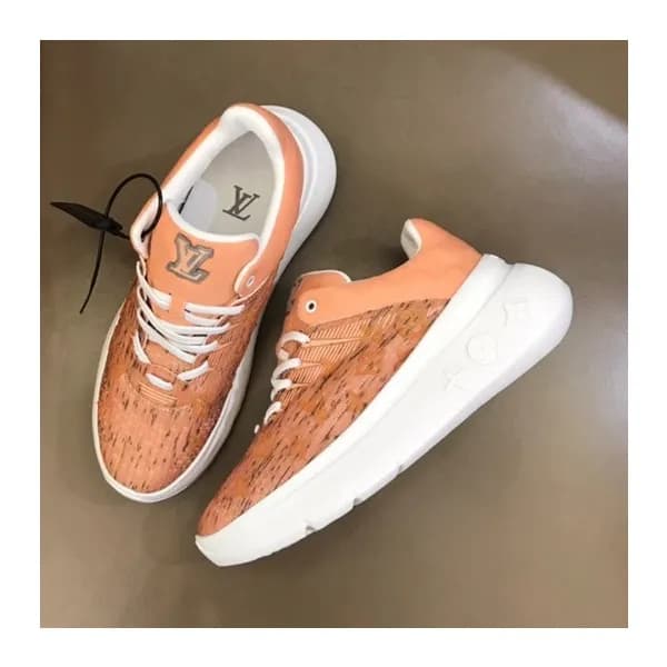 루이비통 남성 Show Up 오렌지 스니커즈 - Mens Orange Sneakers - … - 1