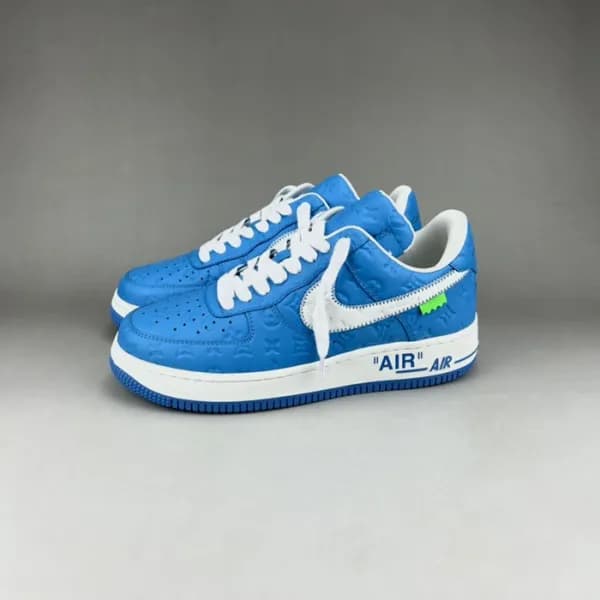 루이비통 남성 트렌디 블루 스니커즈 - Mens Blue Sneakers - lou0516… - 1