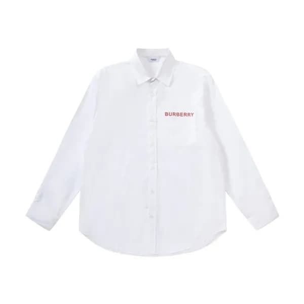 버버리 남성 클래식 화이트 셔츠 - Mens White Tshirts - bur04497x - 1