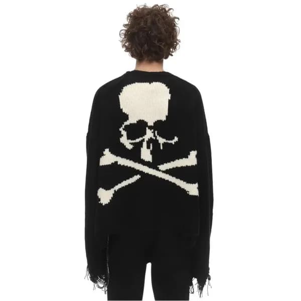 마스터마인드 남성 블랙 니트 - Mastermind Mens Black Knits - ma… - 1