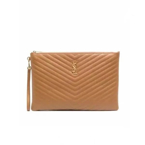 입생로랑 여성 베이지 클러치 - Saint Laurent Womens Beige Clutc… - 1