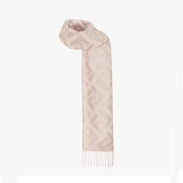 펜디 남/녀 베이지 머플러 - Fendi Unisex Beige Muffler - fe24… - 1