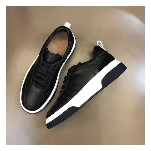페라가모 남성 블랙 스니커즈 - Ferragamo Mens Black Sneakers - … - 1