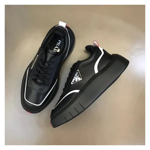 프라다 남성 블랙 스니커즈 - Prada Mens Black Sneakers - pr425… - 1