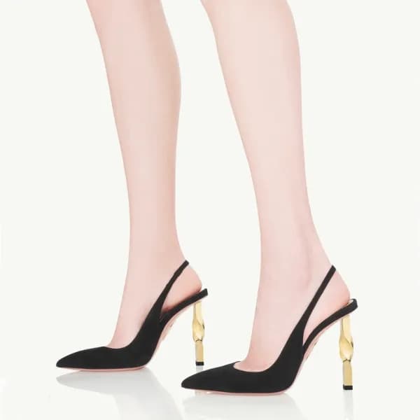 아쿠아주라 여성 블랙 하이힐 - Aquazzura Womens Black High-heel… - 1