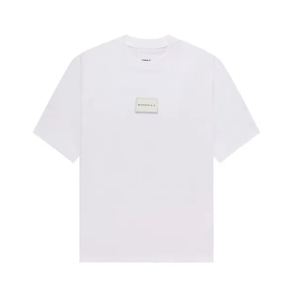 메종마르지엘라 남/녀 크루넥 화이트 반팔티 - Maison Margiela Unisex W… - 1
