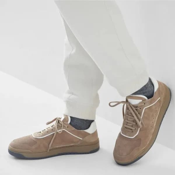 브루넬로쿠치넬리 남성 베이지 스니커즈 - Brunello Cucinelli Mens Bei… - 1