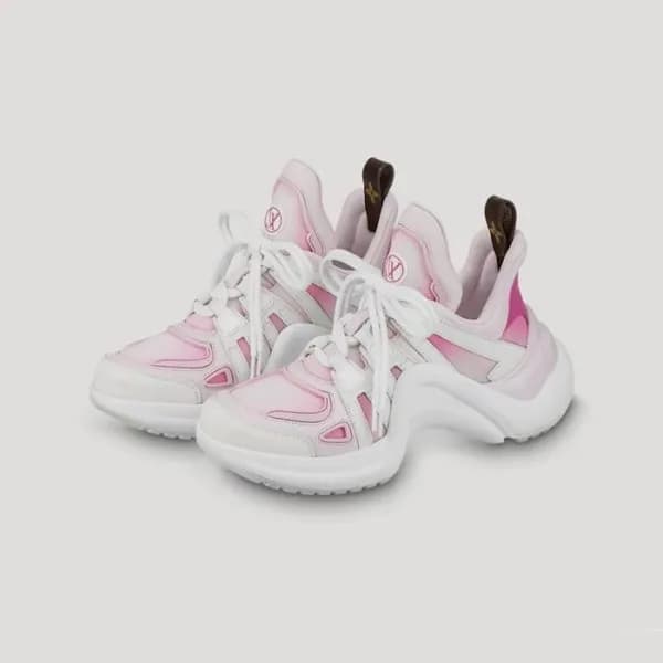 루이비통 여성 핑크 스니커즈 - Louis vuitton Womens Pink Sneake… - 1