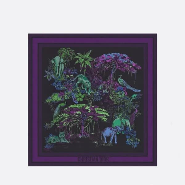디올 여성 퍼플 스카프 - Dior Womens Purple Scarf - di861x - 1