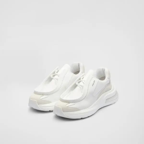 프라다 남성 화이트 스니커즈 - Prada Mens White Sneakers - pr86… - 1