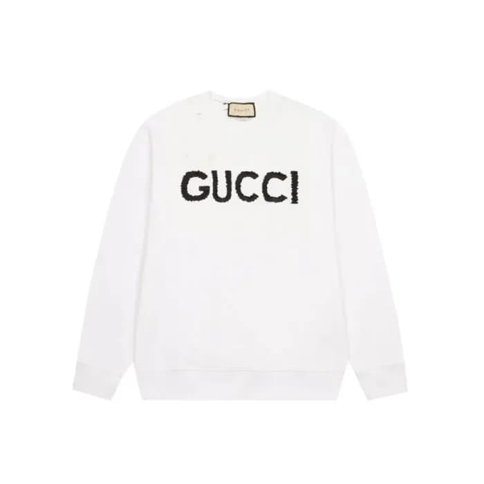 구찌 남성 베이직 화이트 맨투맨 - Gucci Mens White Tshirts - gu1… - 1