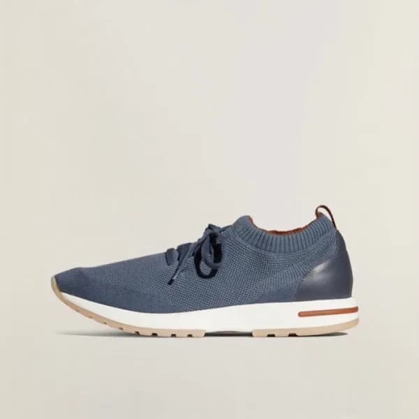 로로피아나 남성 블루 스니커즈 - Loro Piana Mens Blue Sneakers -… - 1