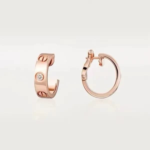까르띠에 여성 골드 이어링 - Cartier Womens Gold Earring - acc… - 1