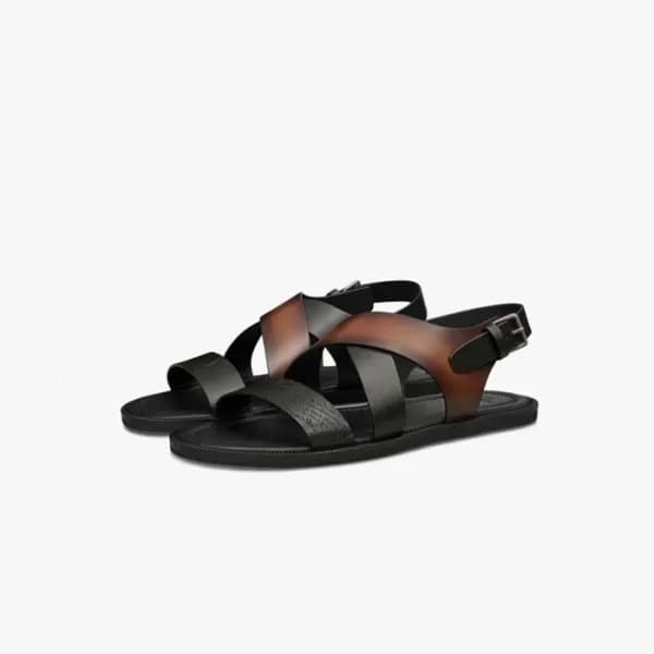 벨루티 남성 브라운 샌들 - Berluti Mens Brown Sandals - bes72… - 1