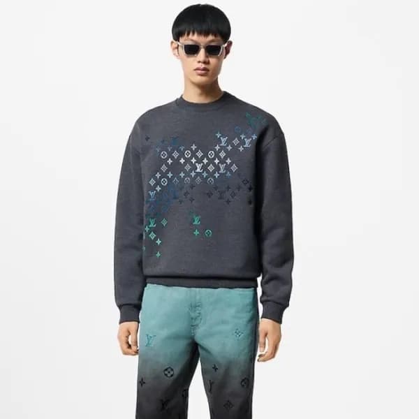 루이비통 남성 라운드 맨투맨 - Louis vuitton Mens Round Tshirts… - 1