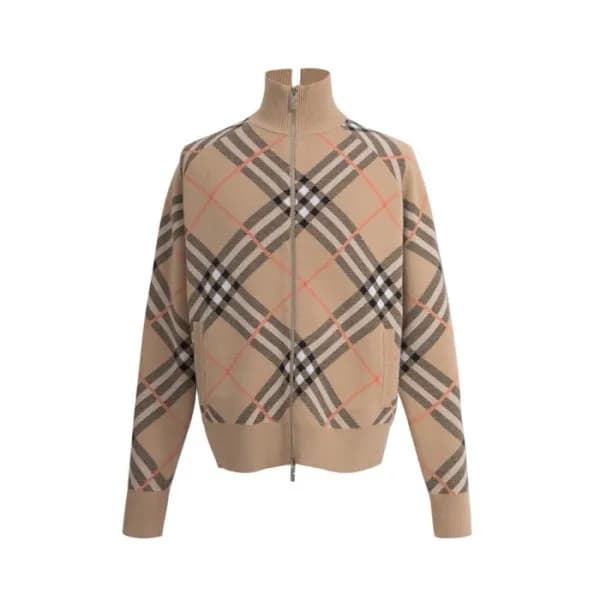 버버리 남성 집업 스웨터 - Burberry Mens Zip-up Sweater - buc… - 1