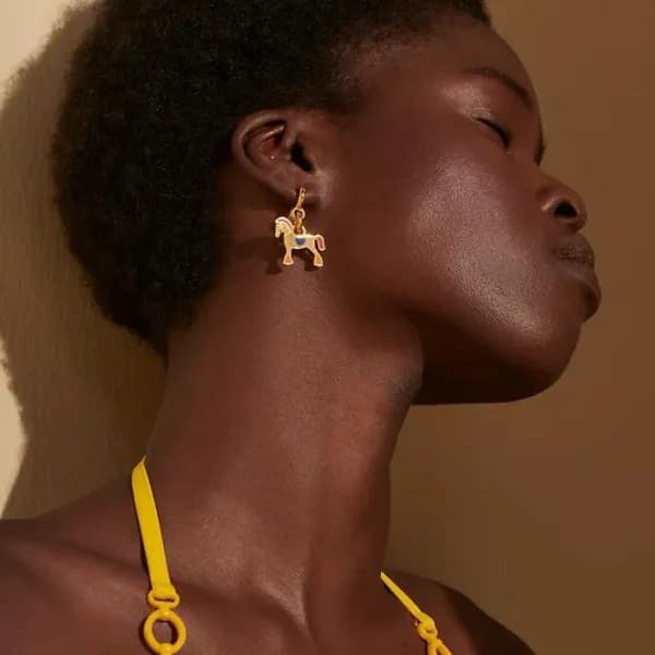 에르메스 여성 골드 이어링 - Hermes Womens Gold Earring - acc2… - 1