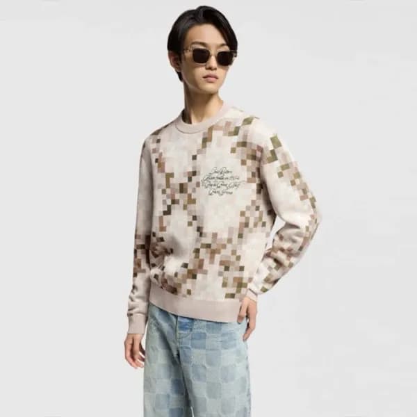 루이비통 남성 라운드 스웨터 - Louis vuitton Mens Round Sweater…