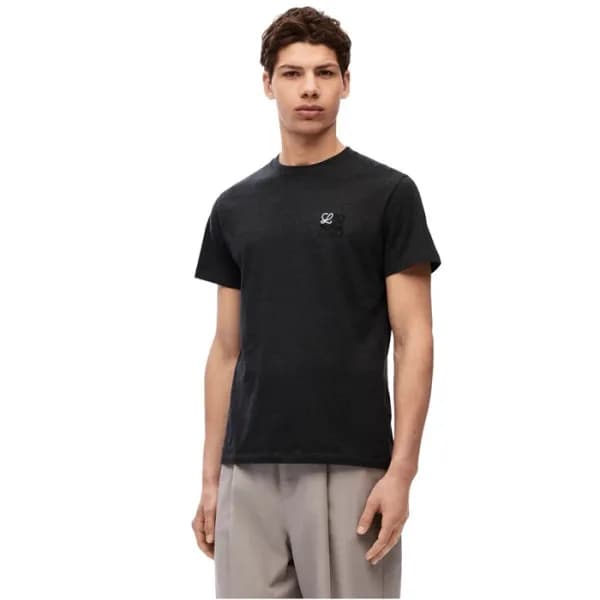 로에베 남성 라운드 반팔티 - Loewe Mens Round Tshirt - loc5444… - 1