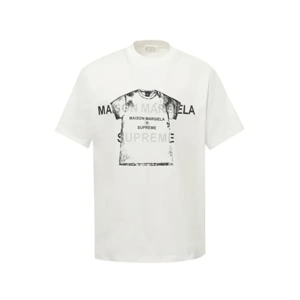 메종 마르지엘라 남성 라운드 반팔 티셔츠 - Maison Margiela Mens Roun… - 1