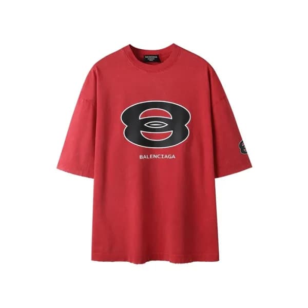 발렌시아가 남성 라운드 반팔 티셔츠 - Balenciaga Mens Round Tshirt… - 1