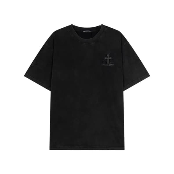 크롬하츠 남성 라운드 반팔티 - Chrom Hearts Mens Round Tshirt -… - 1