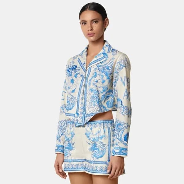 베르사체 여성 실크 셔츠 - Versace Womens Silk Shirts - vec72… - 1