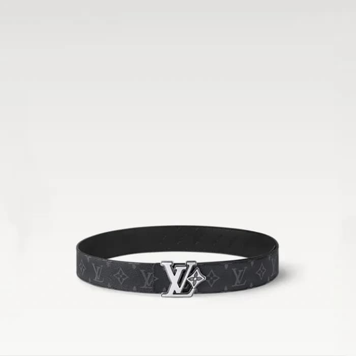 루이비통 남성 LV 플라워 리버시블 벨트 - Louis vuitton Mens LV Flo… - 1