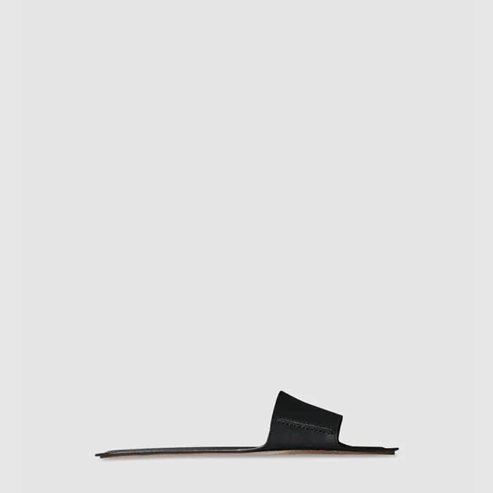 더 로우 여성 가죽 스트랩 슬라이드 - The Row Womens Leather Strap… - 1