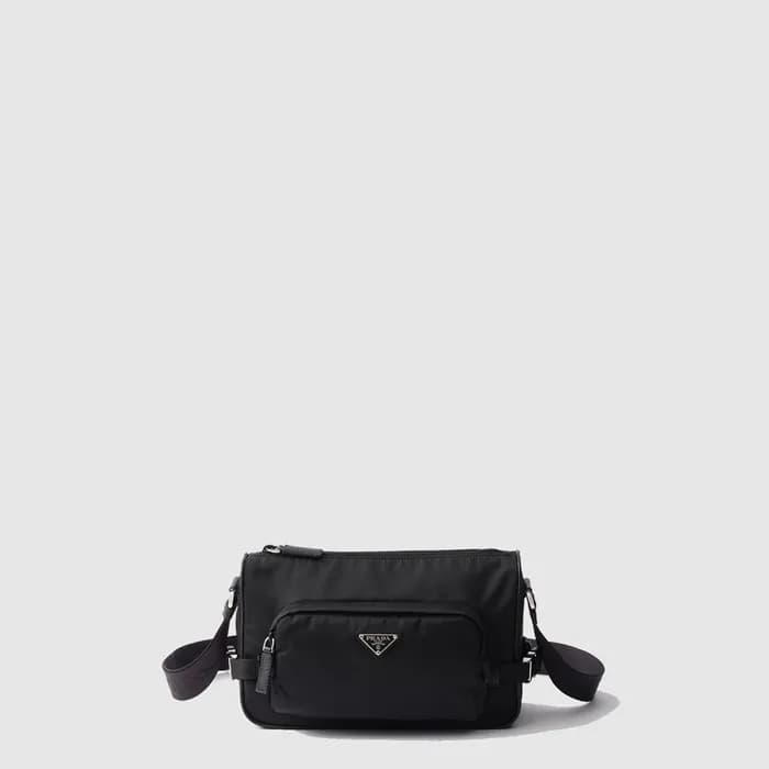 프라다 남성 라지 리나일론 가죽 숄더백 2VH192 - Prada Mens Large Re… - 1