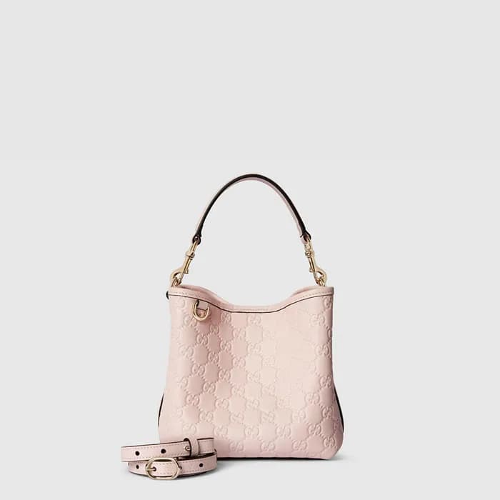 구찌 여성 GG 엠블럼 스몰 버킷백 - Gucci Womens Small Bucket Ba… - 1